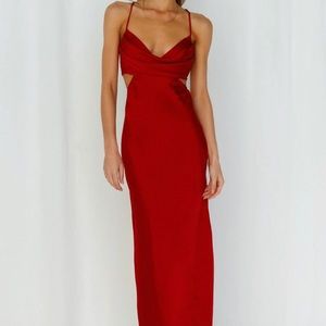 Hello Molly size medium red dress- never worn!